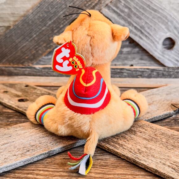 NWT-Pair of 2021 TY Beanie Boos, Ramsey the UniLion & Jamal the Camel, 6", Plush - Picture 8 of 11